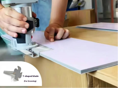 Slotting/Bending Arc Of Wood Veneer Wall Panel